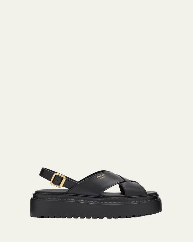 Leather Caged Fisherman Sandals